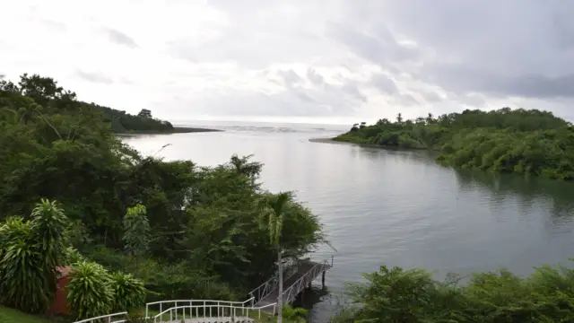 Vue de l'océan Pacifique depuis Casa Caletas au Guanacaste