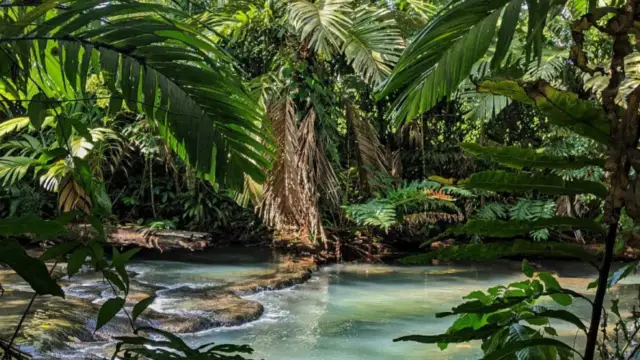 Buenos Aires, rivière cascade de la région, volcan du nord