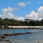 Plage de la côte Pacifique du Costa Rica proche de Manuel Antonio