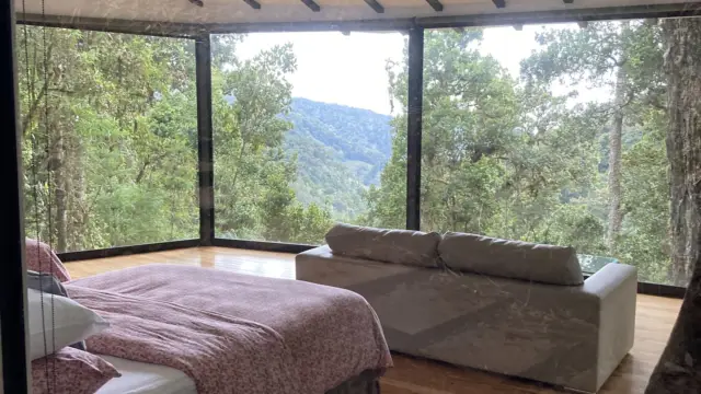 Chambre avec vue panoramique de l'hôtel Dantica à San Gerardo de Dota