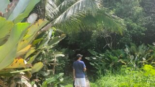 Esteban au sein de la réserve de l'Hacienda Baru
