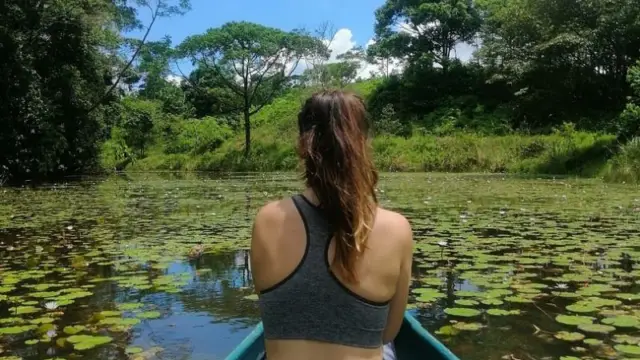 Activité canoë dans la région de Boca Tapada au Costa RIca