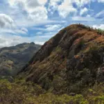 Paysage de montagne dans le secteur de Miramar au Costa Rica