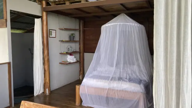 Chambre ecodeck à l'Hacienda Monteclaro, Turrialba