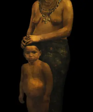 Femme indigène d'une tribu indigène de Talamanca