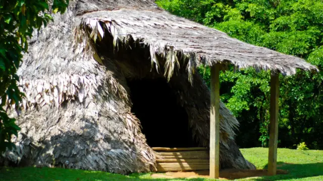 Photo d'une cabane bribri