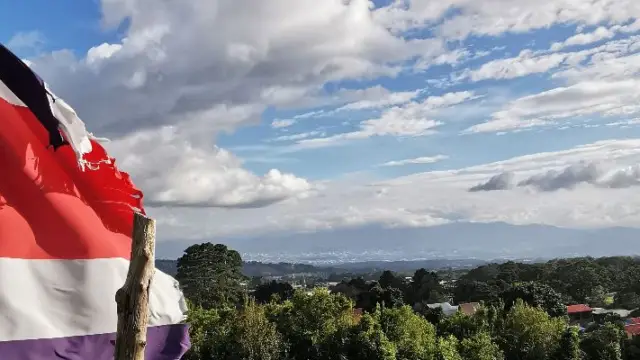 Vue Vallée Centrale depuis Poasito au Costa Rica