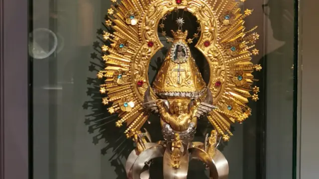 Le Symbole catholique incarnant le miracle de la Vierge de Los Angeles