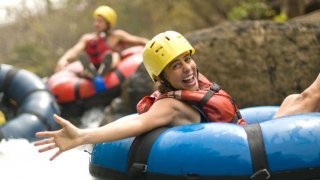 Descente en tubing dans la région de Rincon de la Vieja