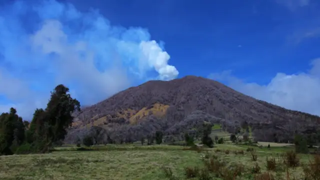 Volcan Turrialba au Costa Rica