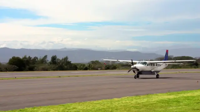 Vol interne avec un avion de la compagnie aérienne Sansa